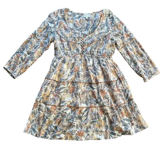 Shyanne Dresses & Skirts - Shyanne Western Festival Tiered Mini Dress Medium Floral Boho Cowgirl India